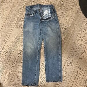 Wrangler Men's Light Blue Straight Jeans